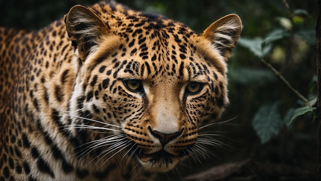 Domyślne ujęcie pięknego Leoparda