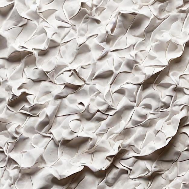 Zdjęcie domyślne zmiażdżone białe papierowe tło z teksturą