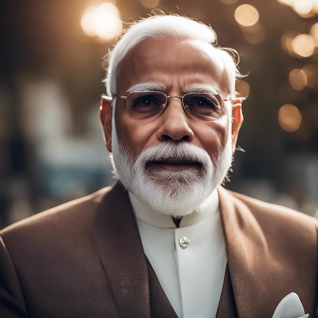 Doskonały Portret Premiera Narendry Modi