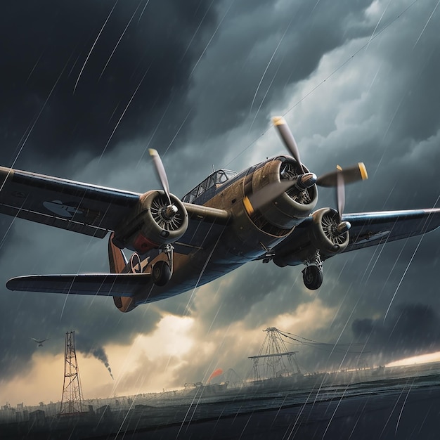 draw_a_resilient_aircraft_braving_a_storm