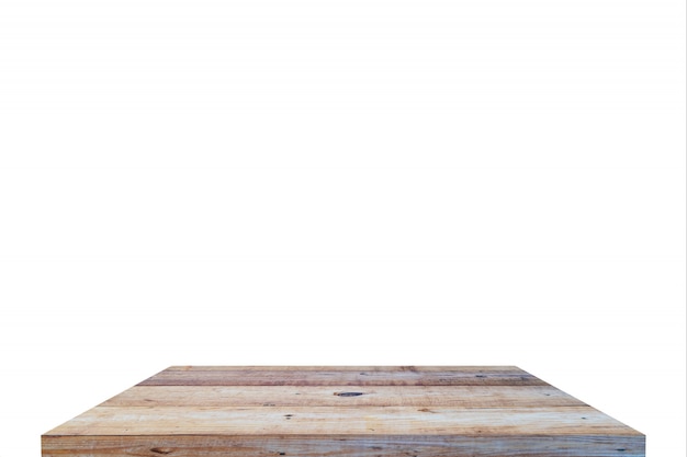 Drewniana blat stołu lub półka na izolat