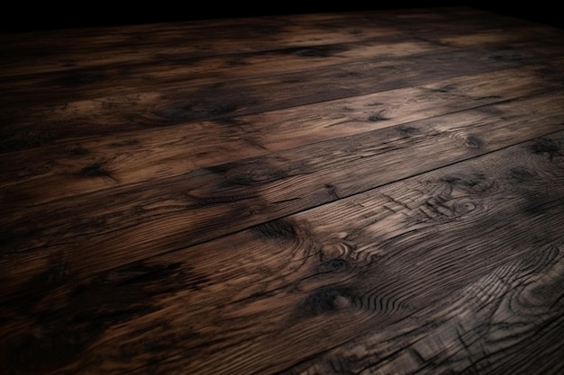 Drewniana deska z teksturą tle materiału