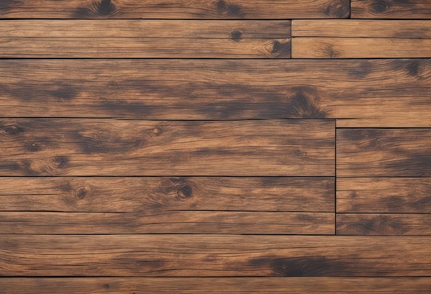 Drewniana podłoga wykonana z drewna