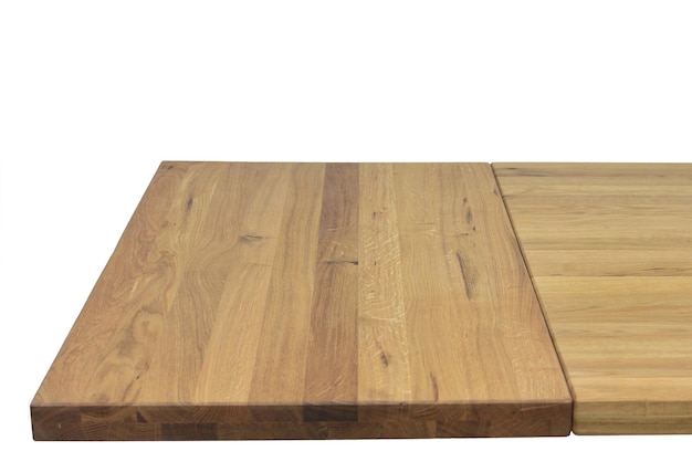 Drewniana powierzchnia stołu Meble z naturalnego drewna widok z bliska