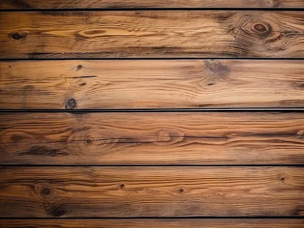 Drewniana ściana z ciemnobrązowym tłem i drewnianą teksturą.