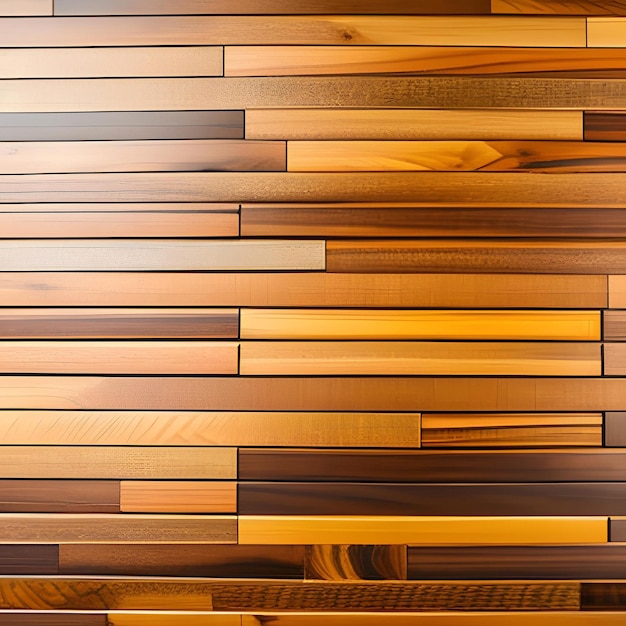 Drewniana ściana z drewnianym panelem z napisem drewno.