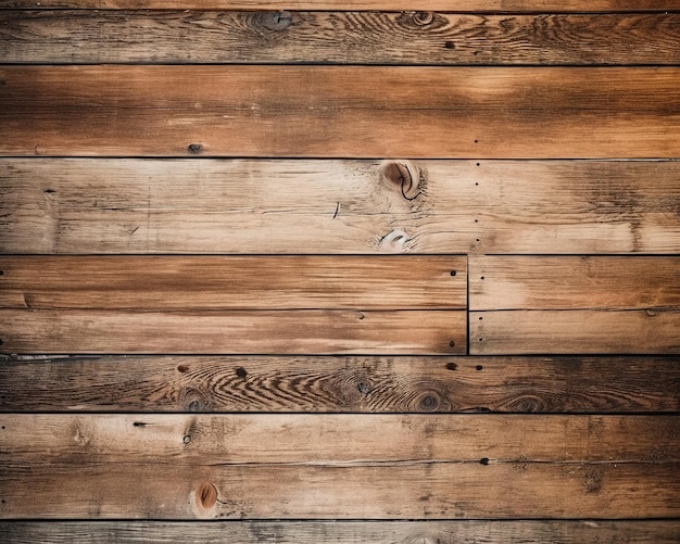 Drewniana ściana z drewnianym tłem z napisem „drewno”.