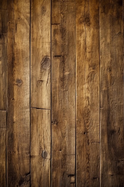 Drewniana ściana z drewnianym tłem z napisem drewno.
