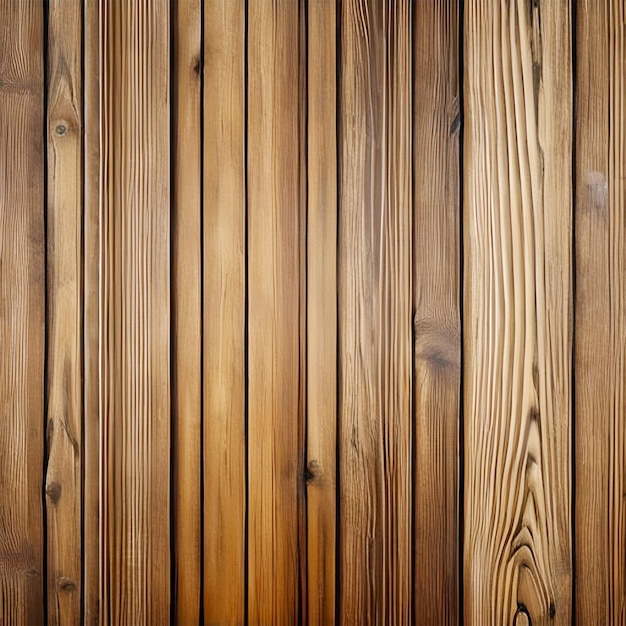 Drewniana ściana z wzorem różnych desek.