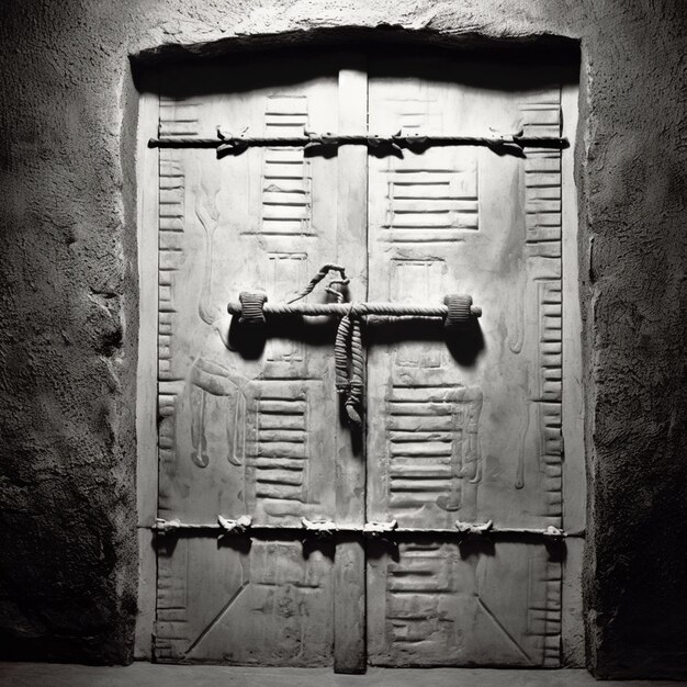 drewniane drzwi z napisem " zawias".
