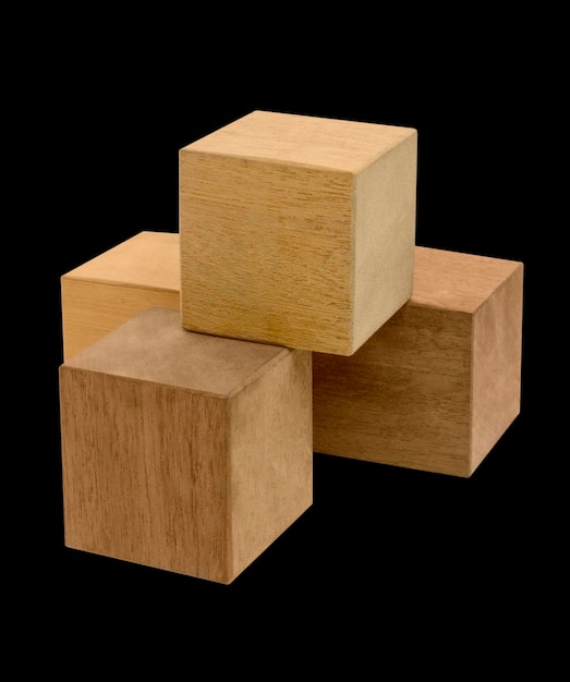 drewniane kostki