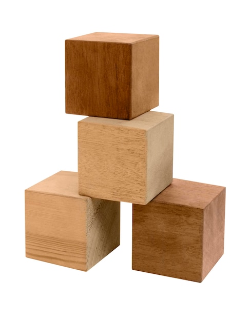 drewniane kostki