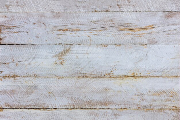 Drewniane z rdzą starych desek z pęknięciami sęków