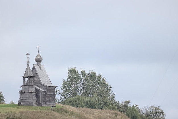 drewniany cerkiew rosyjska północ architektura religia ortodoksja