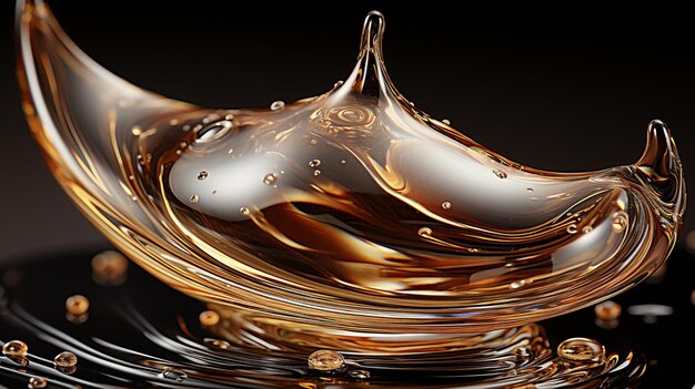 dripping_drop_of_oil_closeup_photo HD 8K tapeta Stock Obraz fotograficzny