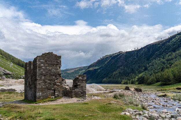 Droga górnicza, dolina Glenealo, droga Wicklow.