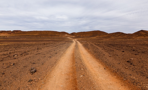 Droga na pustyni Sahara
