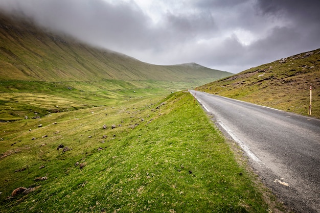 Droga na wyspie faroe