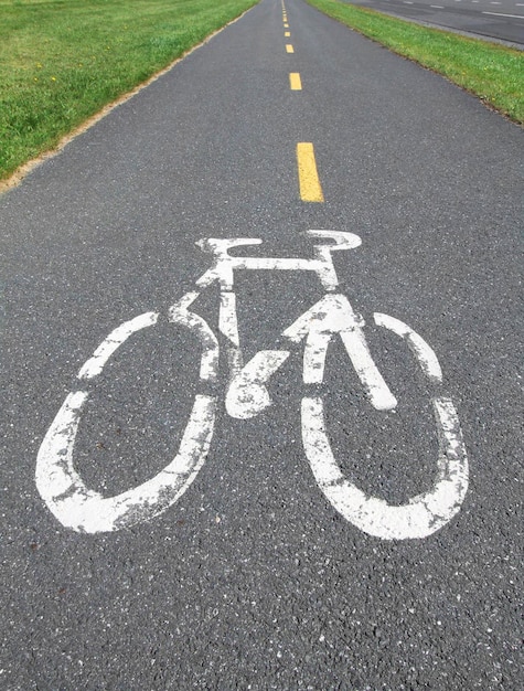 Zdjęcie droga rowerowa ścieżka rowerowa