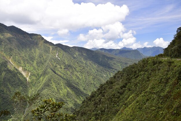 Droga śmierci Camino de la Muerte Yungas North Road między La Paz i Coroico Boliwia