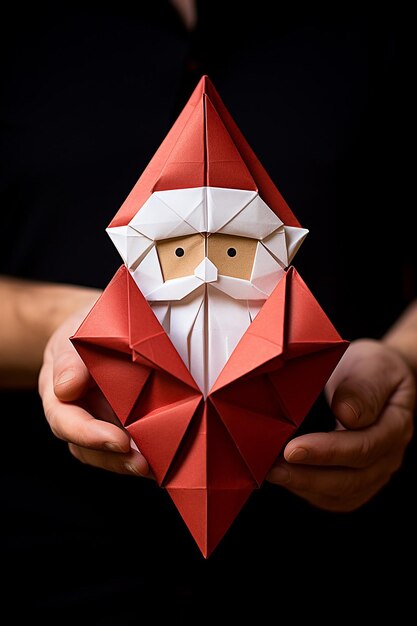 Drogi Mikołaj i Boże Narodzenie origami