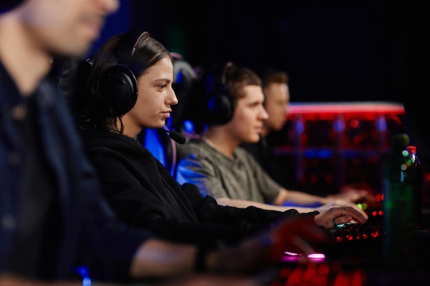 Drużyna w turnieju e-sportowym