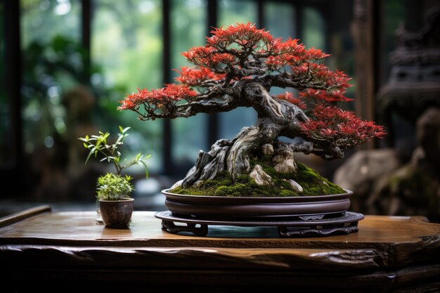 Drzewo Bonsai Tradycyjna japońska forma sztuki, profesjonalna fotografia reklamowa