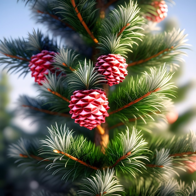 Zdjęcie drzewo bożonarodzeniowe