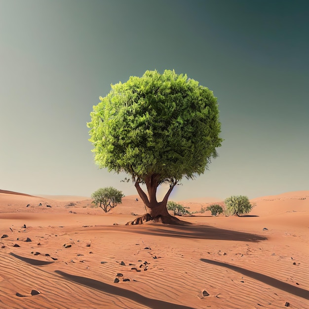 Drzewo na pustyni
