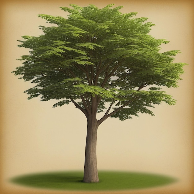 Zdjęcie drzewo z brązowym tłem i brązowego tła z brązowym tłem