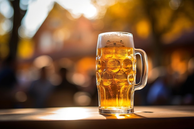 Duch Oktoberfestu Toast na cześć tradycji