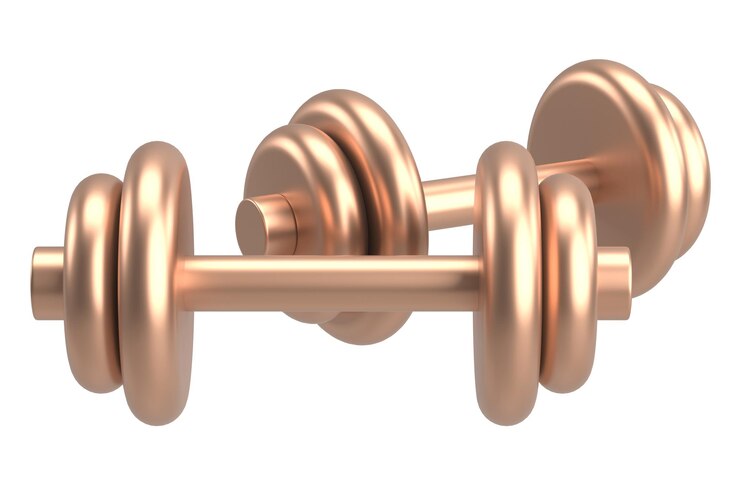 Zdjęcie dumbbell sprzęt fitness ilustracja 3d