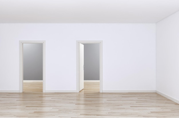 Duże luksusowe nowoczesne jasne wnętrza ilustracja pokoju rendering 3D