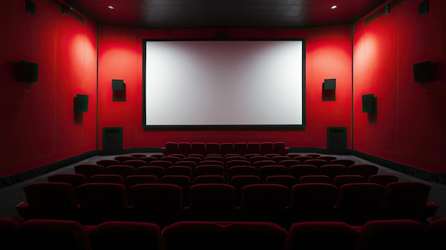 Duży ekran z napisem „film” po prawej stronie.