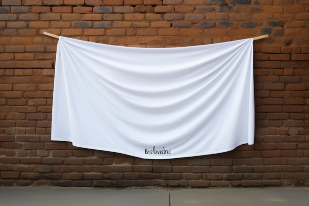 Zdjęcie duży, zwykły, biały model banera