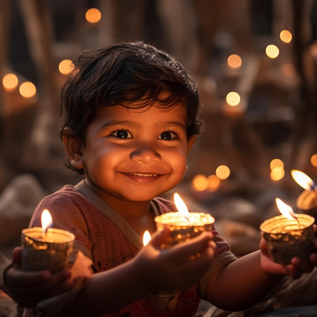 Dwie Hinduski zapalają diya z okazji Diwali, znanego również jako Festiwal Świateł Decora