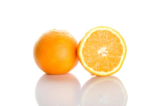 Dwie Idealnie świeże Pomarańcze