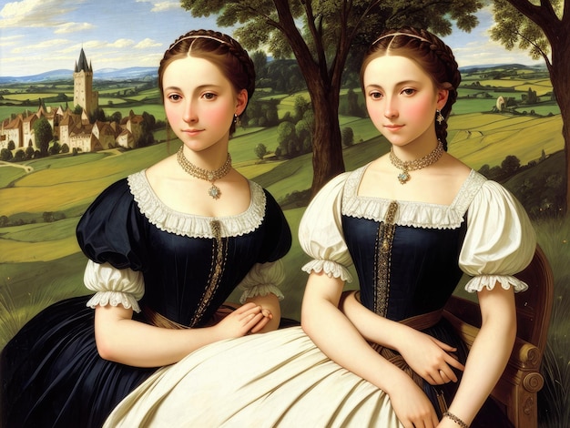 Dwie kobiety stoją obok siebie.