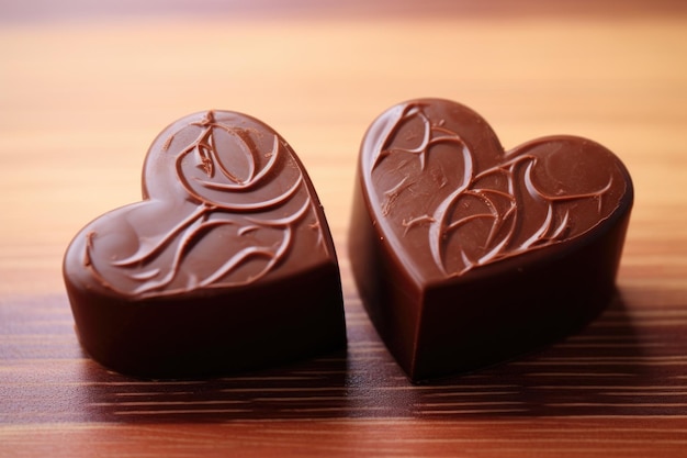 Dwie połówki czekoladowego serca