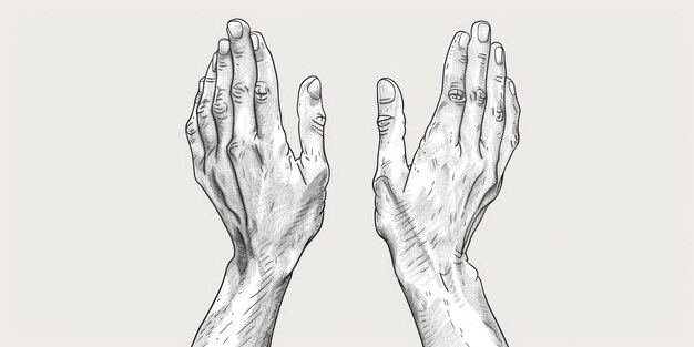 Zdjęcie dwie ręce wyciągające się do siebie, symbolizujące połączenie i jedność odpowiednie dla różnych koncepcji i wzorów