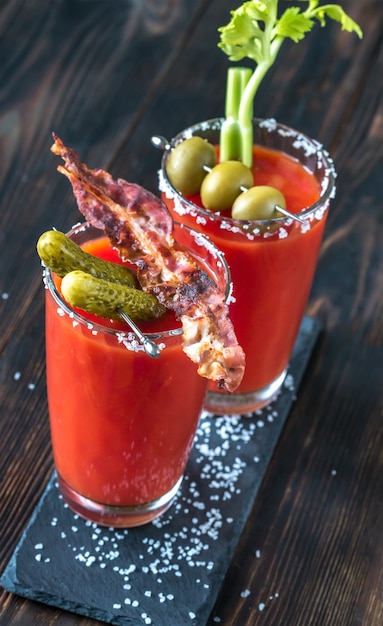 Dwie Szklanki Bloody Mary