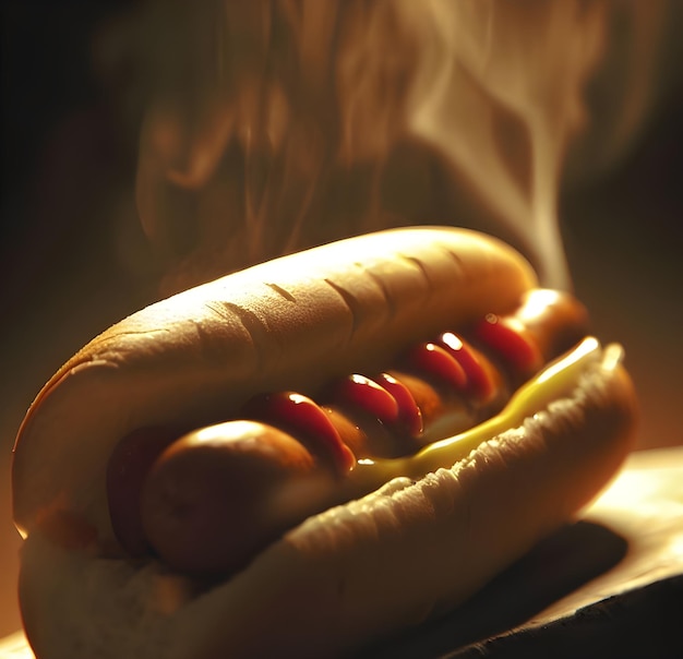 dym z hot dogów