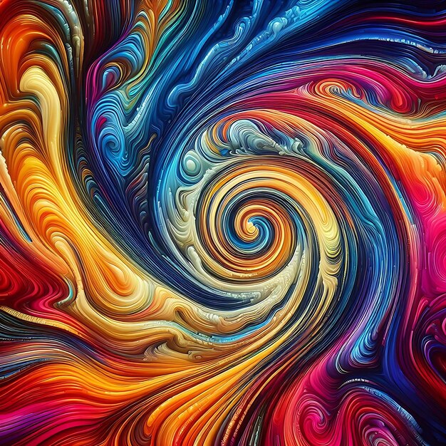 Dynamic Fluidity Abstract Background Ai Generative