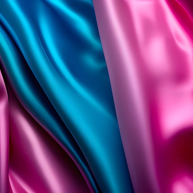 Dynamiczna kolorowa falista abstrakcyjna tapeta z tkaniny w tle 0