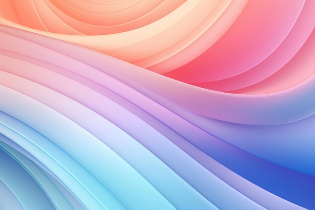 Dynamiczny falisty abstrakcyjny gradient płynny proste tło Wibranckie gładkie trendy prezentacja tło