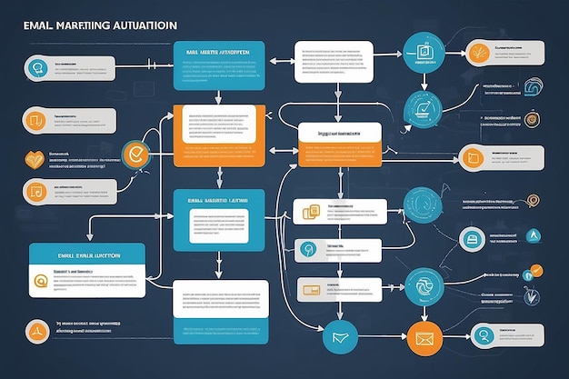 Zdjęcie dynamiczny przepływ automatyzacji marketingu e-mailowego