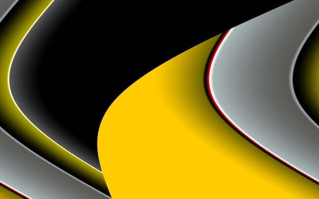 Dynamiczny żółty żywy gradient streszczenie tło