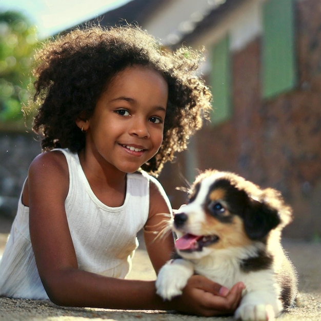 Dzieciak Crianca cachorro