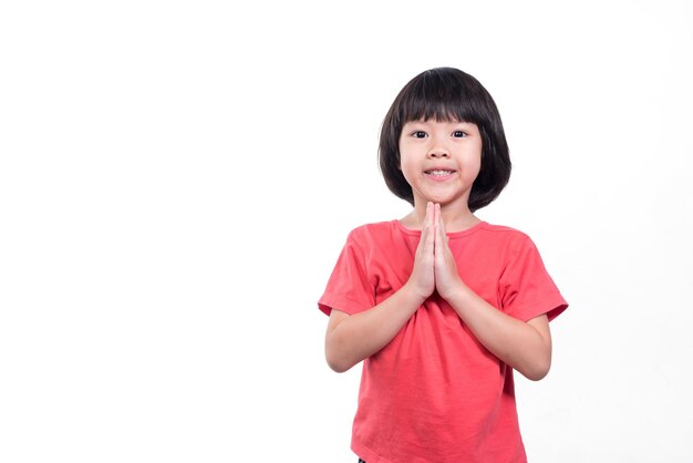 Dzieciak Modli Się Z Rękami Złożonymi Do Modlitwy