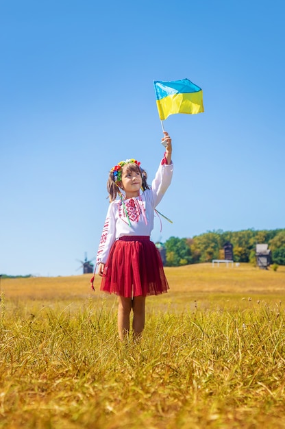 Dziecko W Stroju Narodowym Ukraińskim
